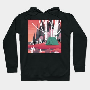 Landscape Art Lake Hoodie